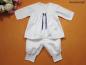 Preview: Taufanzug Satinschleife Pumphose Baby