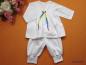 Preview: Taufanzug bunte Satinschleife Pumphose Baby