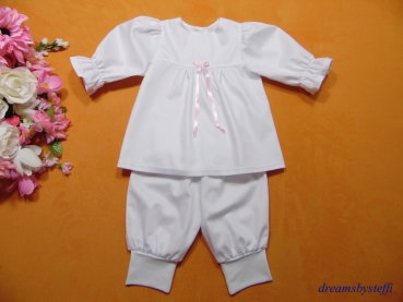 Taufanzug traditionell Satinschleife Pumphose Baby